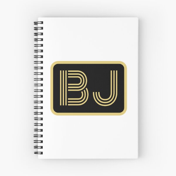 Item preview, BJ Initials Gold Geometric Letters designed and sold by Jeallan Designs.