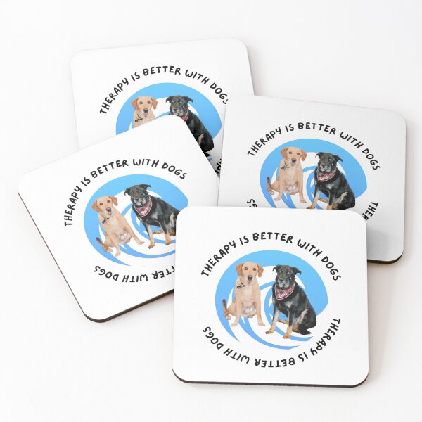 Item preview, Therapy is better with dogs.  designed and sold by Restorative Therapy &  Counseling Services.