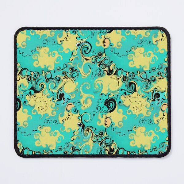 Item preview, Abstract Teal Paisley Pattern designed and sold by RefinedChic.