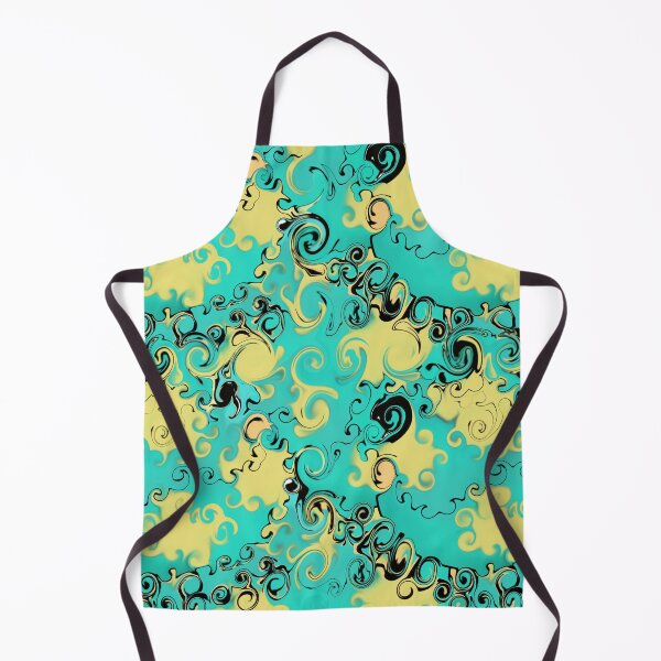 Item preview, Abstract Teal Paisley Pattern designed and sold by RefinedChic.