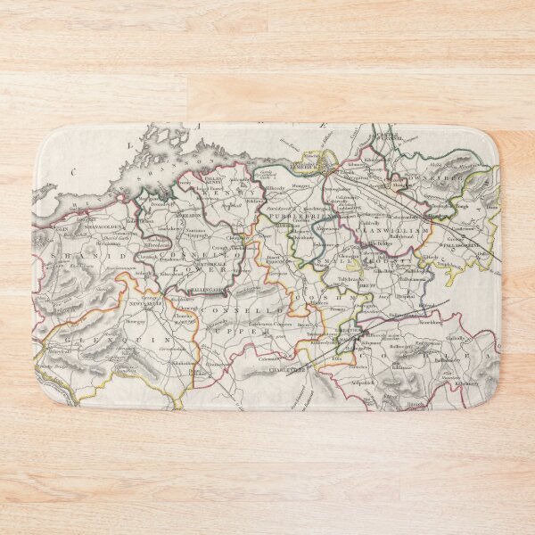 Item preview, Vintage Map of Limerick County Ireland (1846) designed and sold by BravuraMedia.