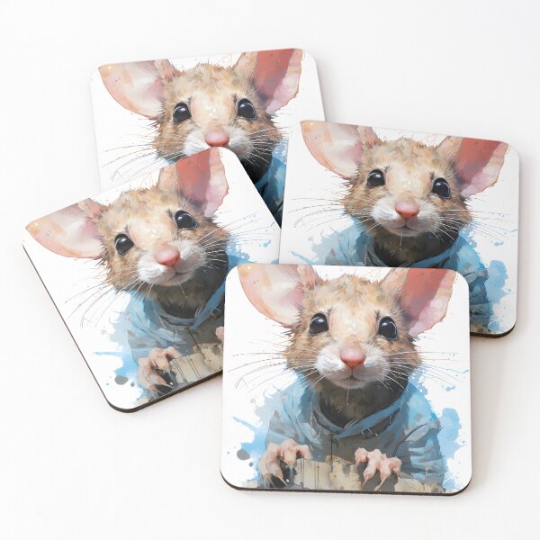 Item preview, Tutter mouse watercolor art designed and sold by ArtFusion-Shop.