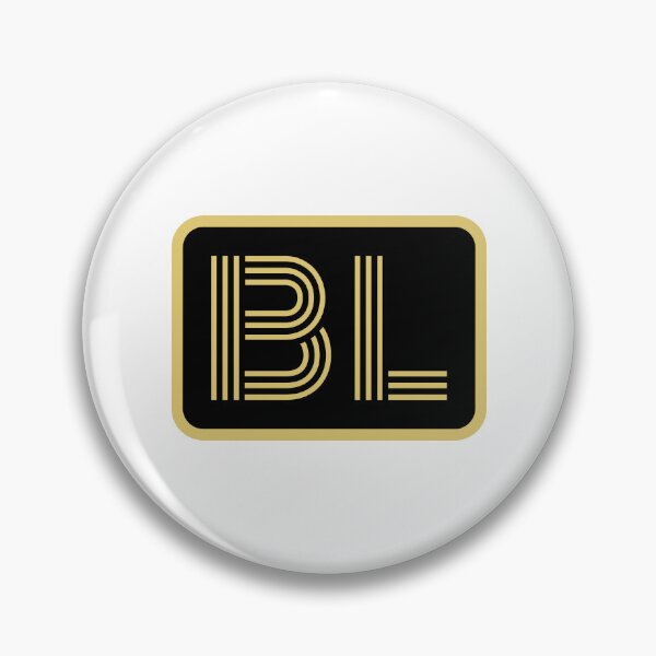 Item preview, BL Initials Gold Geometric Letters designed and sold by Jeallan Designs.