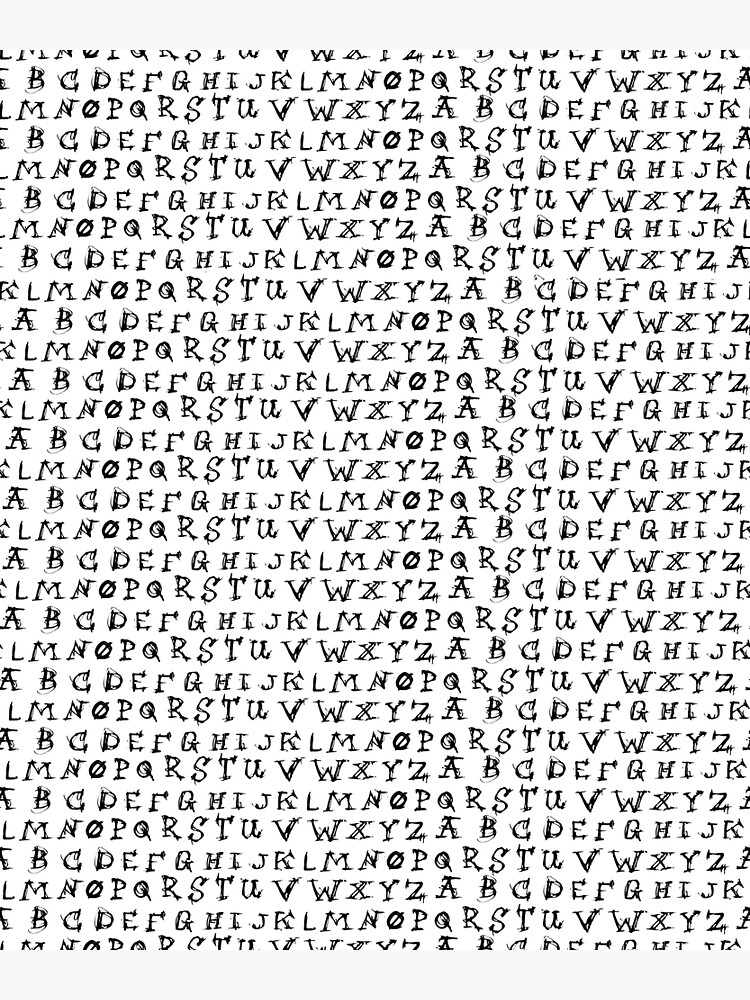 ABCDEFG様 Comic distressed Alphabet abcdefghijklmnopqrstuvwxyz