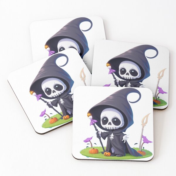 Item preview, cute kawaii reaper designed and sold by irosh madushan.