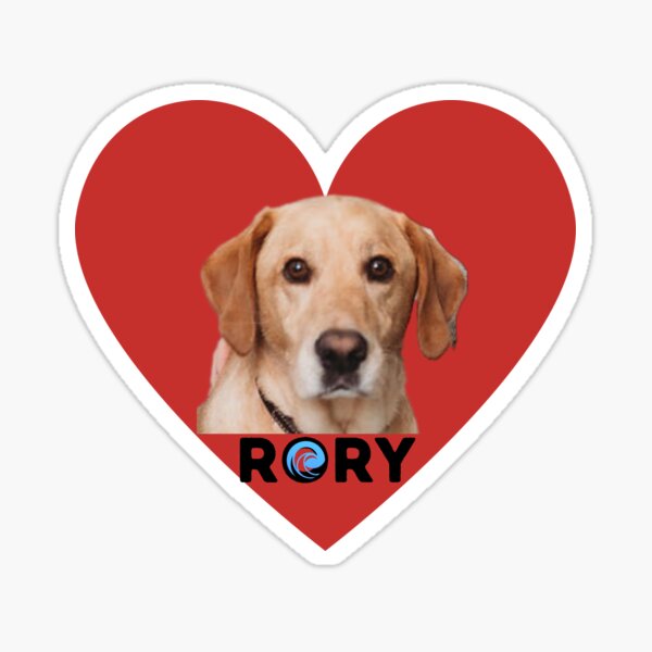 Rory heart Sticker