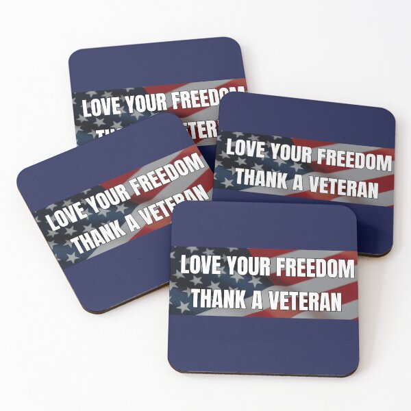 Item preview, Love your freedom, Thank a veteran (Veteran's Day) designed and sold by Gilby-Designs.
