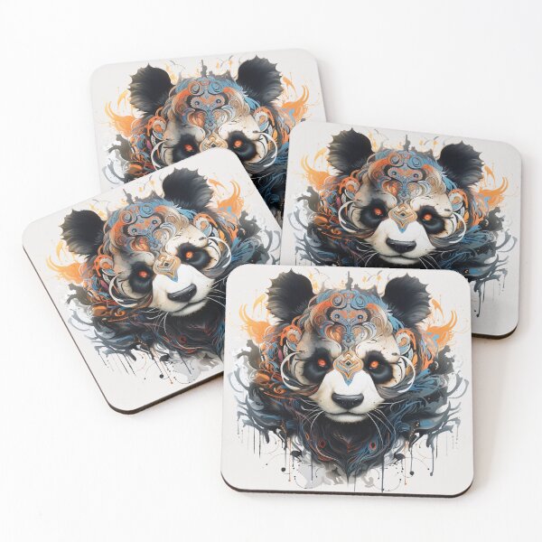 Item preview, Portrait Of Panda Tribali in Color designed and sold by Bibby22.