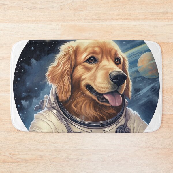 Item preview, Introducing 'Stellar Paws': Golden Retriever's Galactic Adventure Beyond the Stars designed and sold by Christian Weiss.