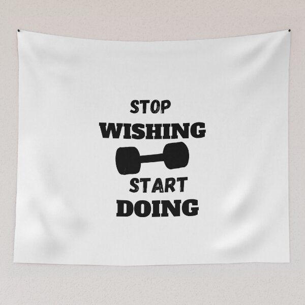 Item preview, STOP WISHING START DOING CLASSIC T SHIRT designed and sold by sangram9337.