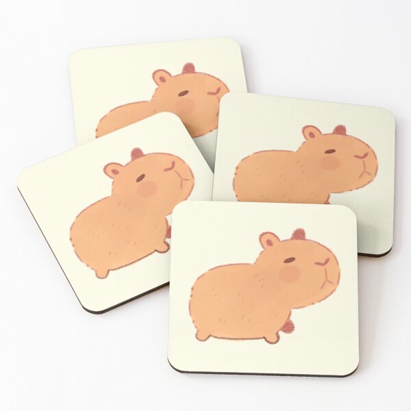 Item preview, Chubby Capybara illustration  designed and sold by Mayarart.