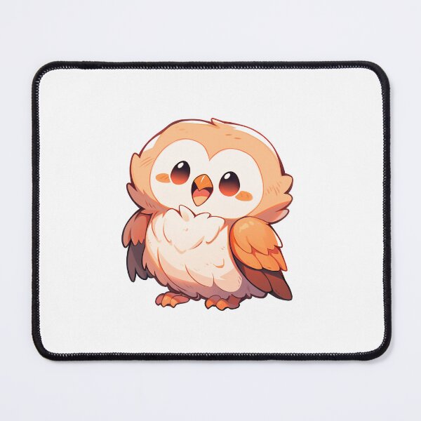 Item preview, colored owl kawaii designed and sold by AntonMontero.