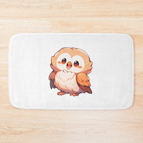 Item preview, colored owl kawaii designed and sold by AntonMontero.