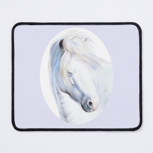 Item preview, Long Mynd Pony Pencil Drawing (lavender) designed and sold by SandraWarmerdam.