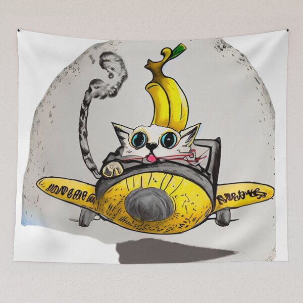 Item preview, Banana Cat designed and sold by Thecaveofcat.