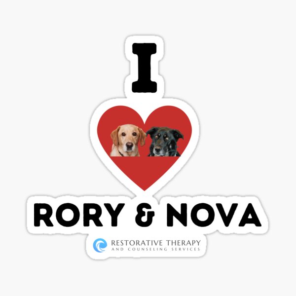 I heart Rory & Nova Sticker