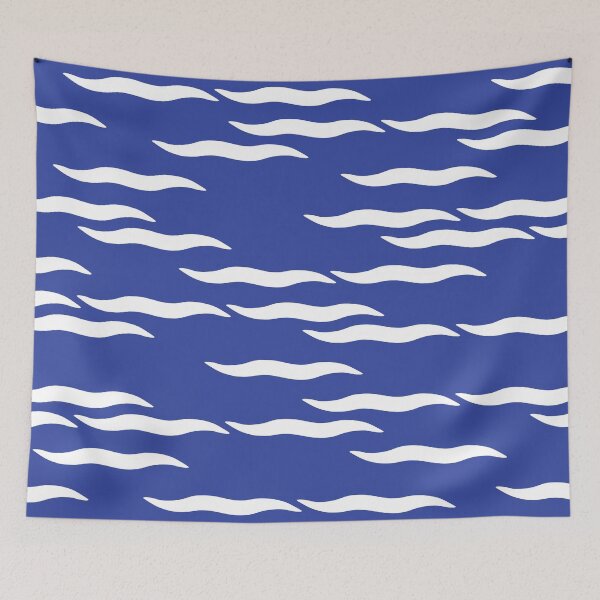 Item preview, Coastal Wave Pattern Blue designed and sold by tonymagnerart.