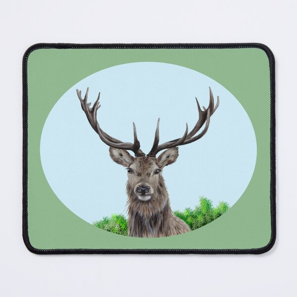 Item preview, Stag (green) designed and sold by SandraWarmerdam.