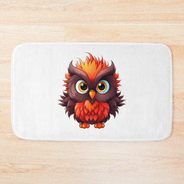 Item preview, colored owl kawaii designed and sold by AntonMontero.
