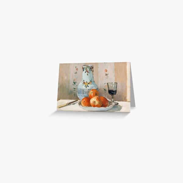 Vintage Still Life With Apples and Pitcher | P138 Greeting Card
