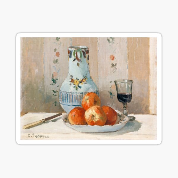Vintage Still Life With Apples and Pitcher | P138 Sticker