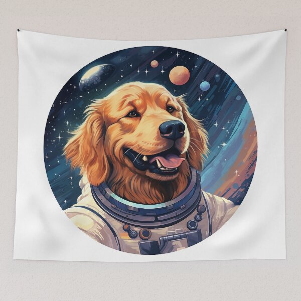 Item preview, Join 'Cosmo' on a Celestial Journey: The Astronaut Dog's Galactic Expedition designed and sold by Christian Weiss.