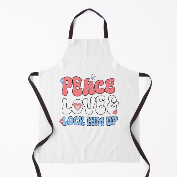 Item preview, Anti Trump - Peace Love & Lock Him up designed and sold by partyfarty.