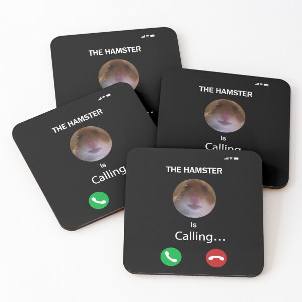 Item preview, Hamster is Calling meme designed and sold by Aleksander37.