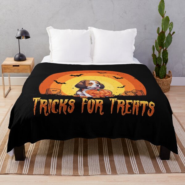 Item preview, Tricks for Treats Beagle - Halloween design for Spooky dog owners designed and sold by brindled.