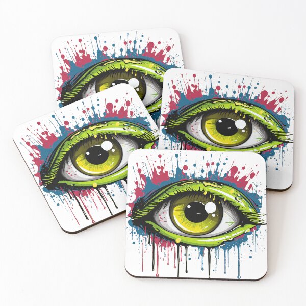 Item preview, Paint Splatter Eye Design designed and sold by Aux Arc.