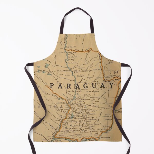 Item preview, Vintage Map of Paraguay (1924) designed and sold by BravuraMedia.