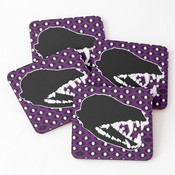 Item preview, Purple fox skull silhouette  designed and sold by CryptidKite.