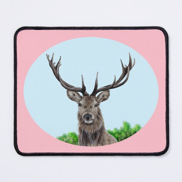 Item preview, Stag (pink) designed and sold by SandraWarmerdam.
