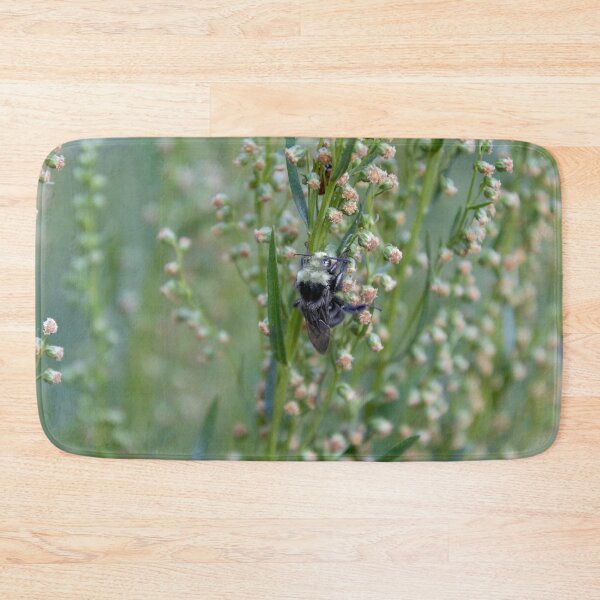 Item preview, Bee Pollinating Flowers designed and sold by SafariByMarisa.