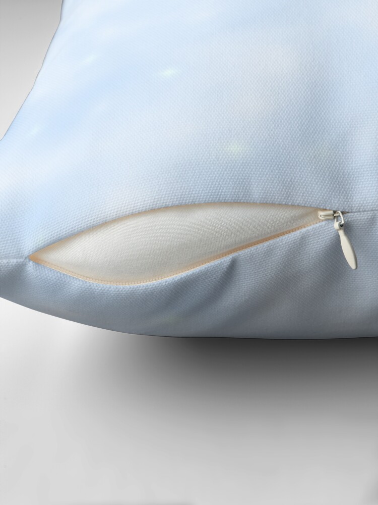 Thumbnail 2 of 4, Pillow, Abstract blue background with sparkles designed and sold by Mallorn.