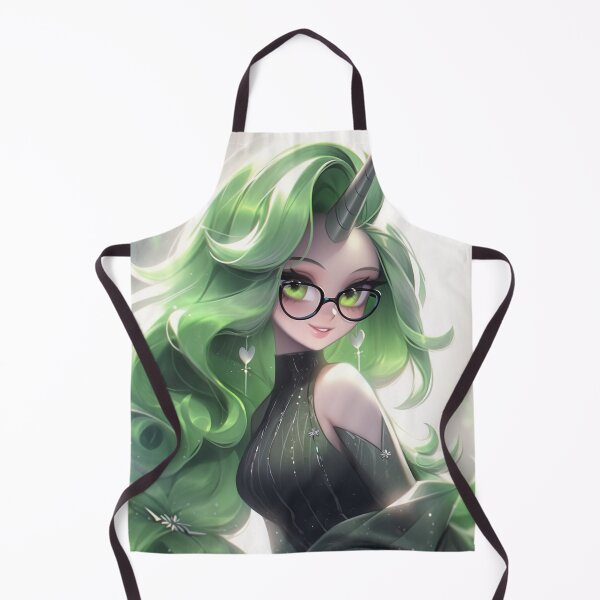 Item preview, Cute Green Preppy Unicorn Anime Girl designed and sold by bubblegoth.