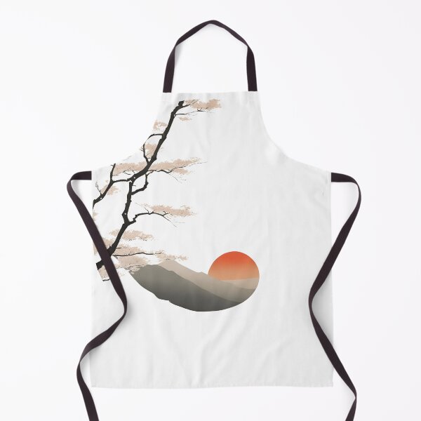 Item preview, Red Sun over Gray Mountains designed and sold by ToporArt.