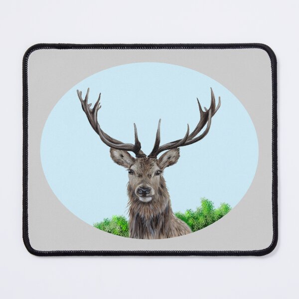 Item preview, Stag (grey) designed and sold by SandraWarmerdam.