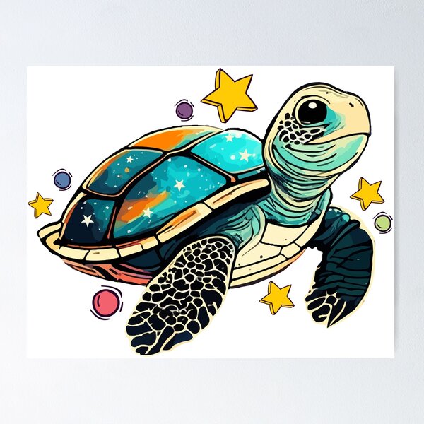 Item preview, Space Turtle designed and sold by olosra.