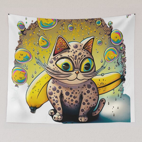 Item preview, Banana Cat designed and sold by Thecaveofcat.