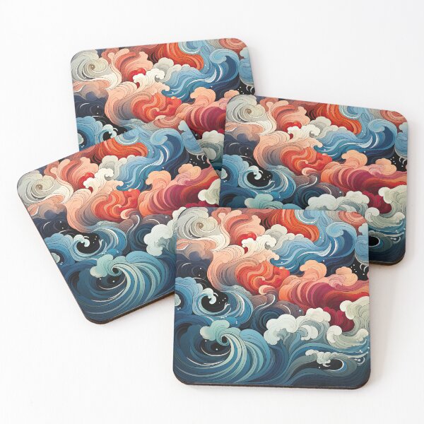 Item preview, Art in Motion: Geometric Patterns and Flowing Waves designed and sold by Belltwon.