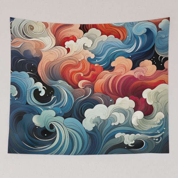 Item preview, Art in Motion: Geometric Patterns and Flowing Waves designed and sold by Belltwon.