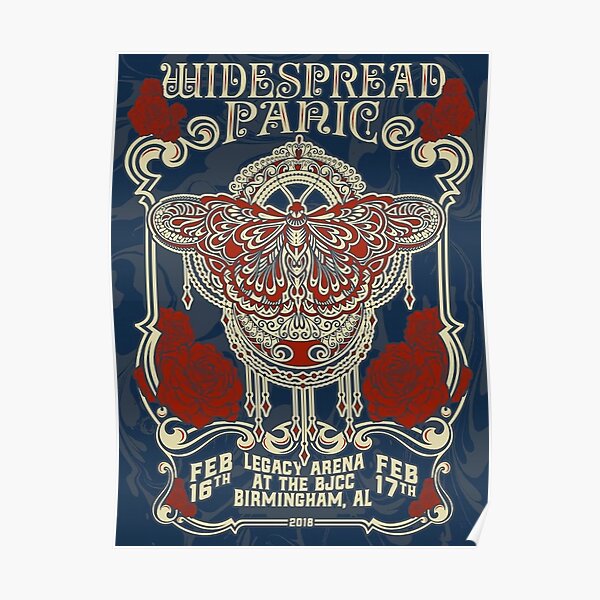 Widespread Panic Legacy Arena at the BJCC Birmingham, AL Poster