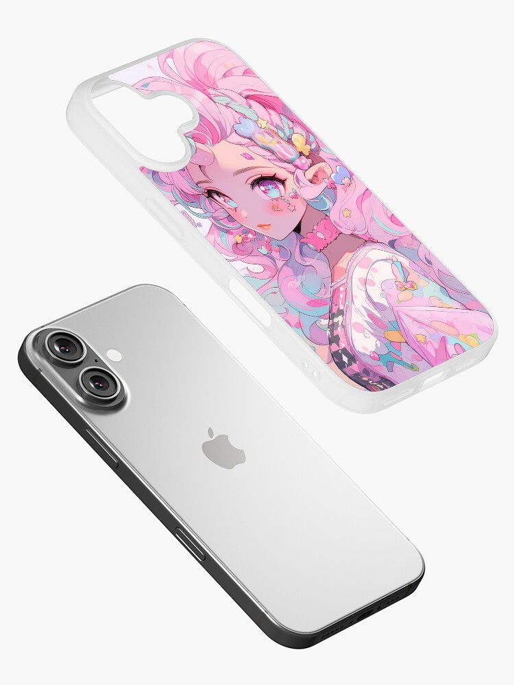 Pretty Pink Unicorn Anime Girl