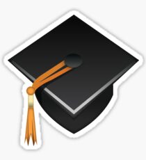 Graduation Cap Emoji Sticker Sticker