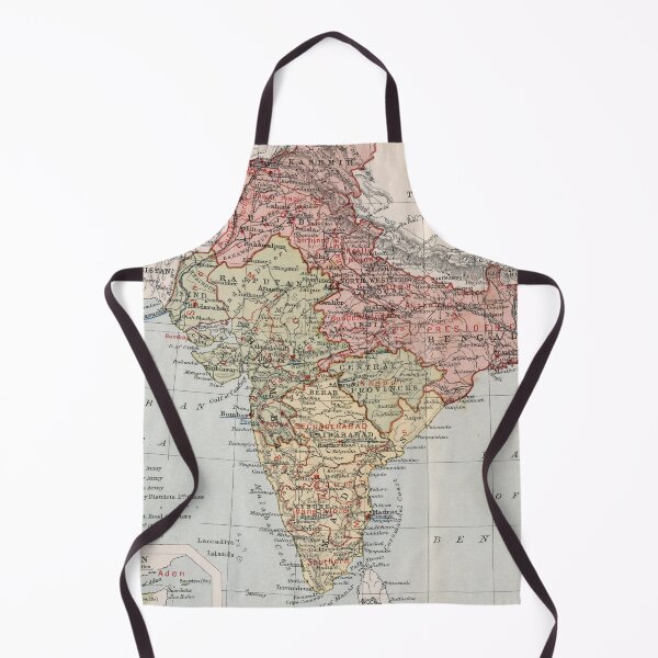 Item preview, Vintage Map of Indian Empire (1893) designed and sold by BravuraMedia.