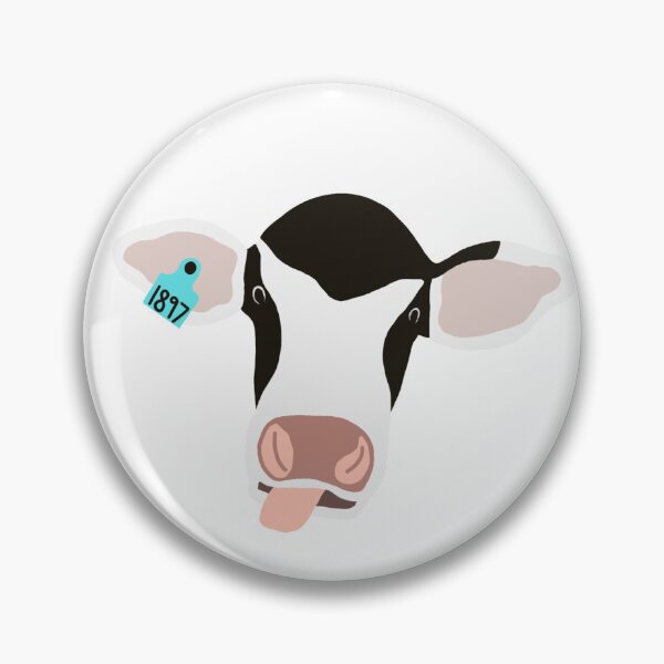 Item preview, Spotted Cow with tongue out  designed and sold by HaloDesigns23.