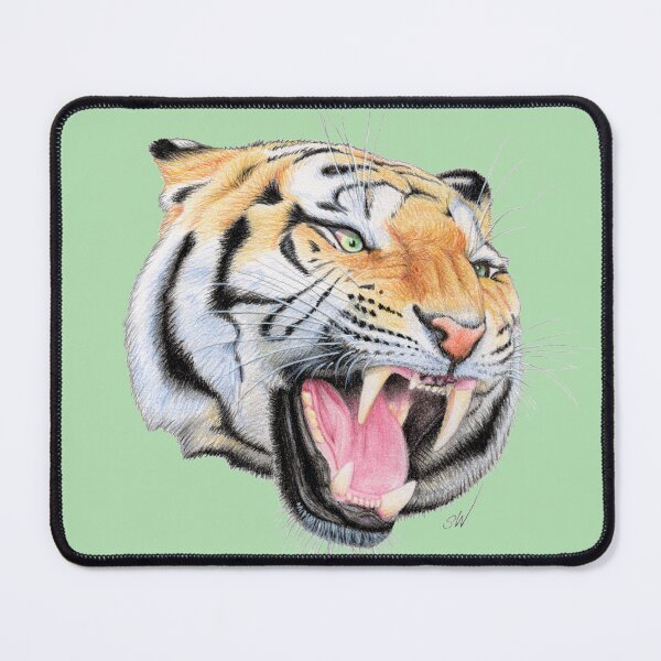 Item preview, Tiger (green) designed and sold by SandraWarmerdam.