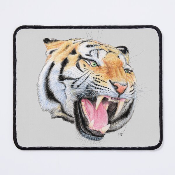 Item preview, Tiger (grey) designed and sold by SandraWarmerdam.