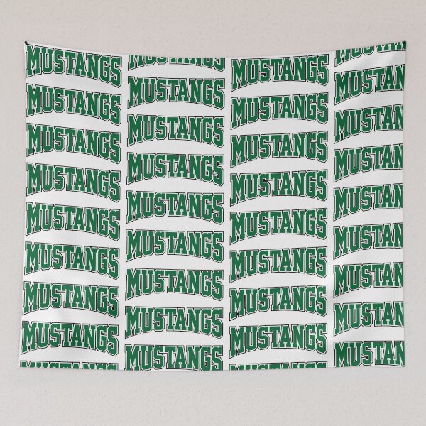 Item preview, Mustangs Green Lettering designed and sold by MrDaddyTs.